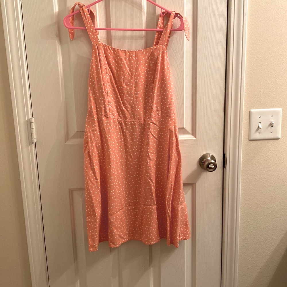 Polka dot Peach Medium So Dress